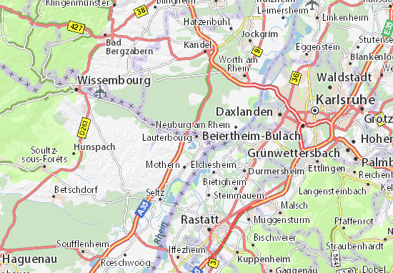 Mapas-Planos Lauterbourg