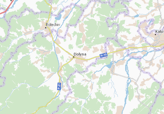 Kaart Plattegrond Novychka
