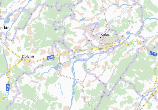 Kaart Plattegrond Tuzhyliv