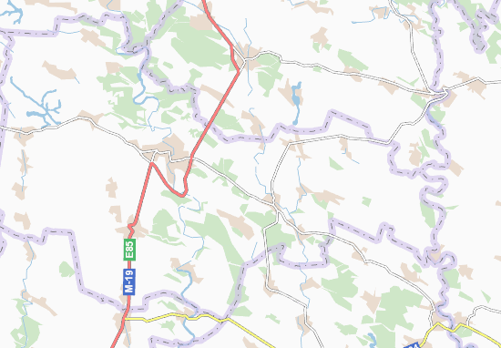 Karte Stadtplan Shman&#x27;kivtsi
