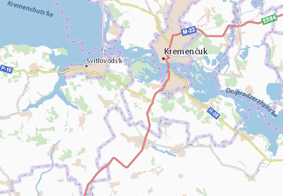 Karte Stadtplan Bilets&#x27;kivka