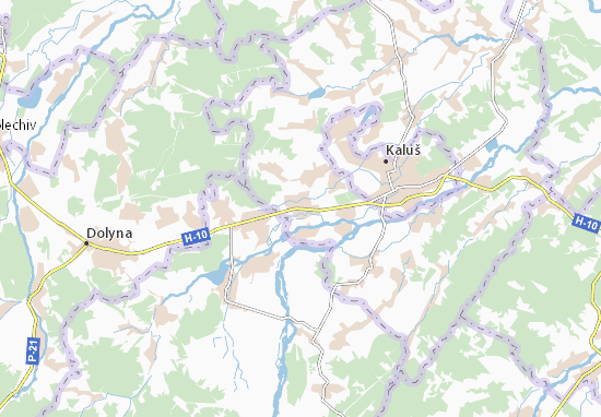 Karte Stadtplan Holyn&#x27;