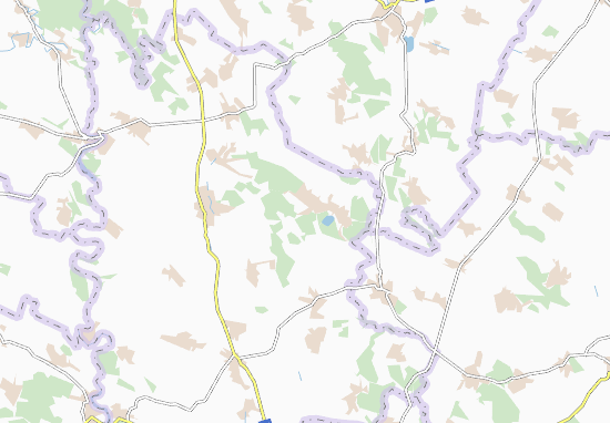 Karte Stadtplan Vyshnivchyk