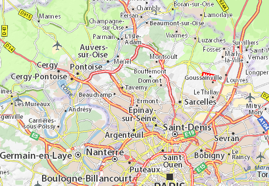 Saint-Leu-la-Forêt Map