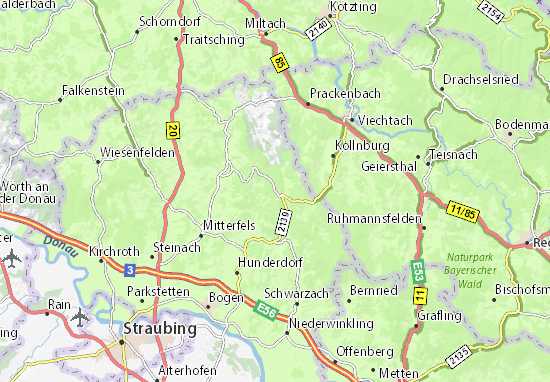 Karte Stadtplan Maibrunn