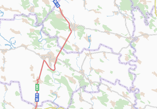 Karte Stadtplan Shvaikivtsi