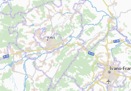Karte Stadtplan Vistova