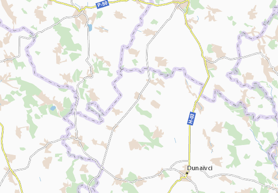 Karte Stadtplan Tynna