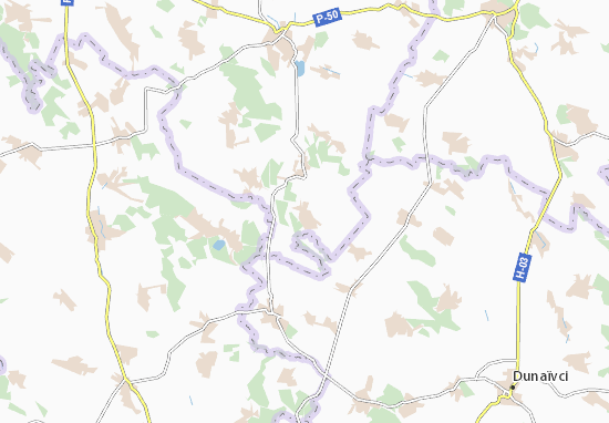 Kaart Plattegrond Velykyi Karabchiiv