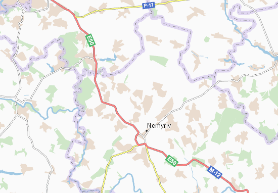Karte Stadtplan Bobliv