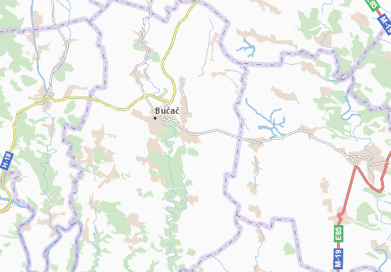 Mapa Trybukhivtsi