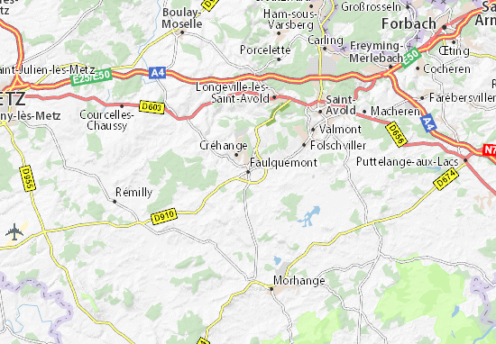 Faulquemont Map