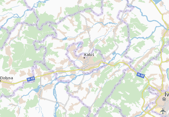 Kaart Plattegrond Kaluš