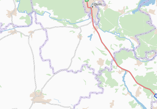 Kaart Plattegrond Brazhkivka