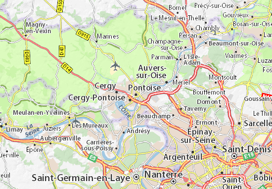 Pontoise Map