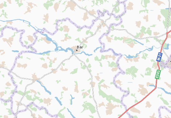 Kaart Plattegrond Voinashivka