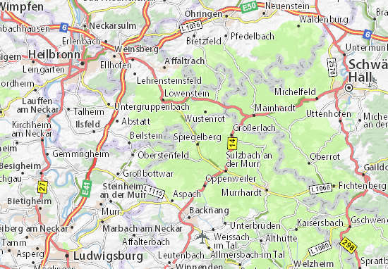 Karte Stadtplan Lautertal