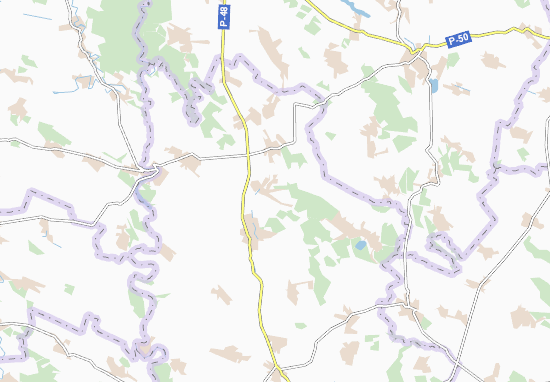 Karte Stadtplan Svirshkivtsi