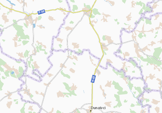 Karte Stadtplan Udriivtsi