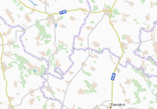 Kaart Plattegrond Malyi Karabchiiv