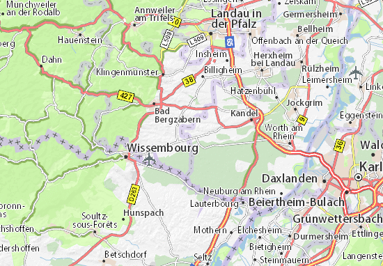 Karte Stadtplan Vollmersweiler