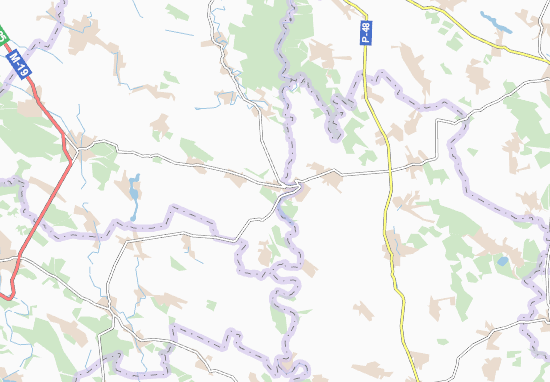 Karte Stadtplan Husyatyn