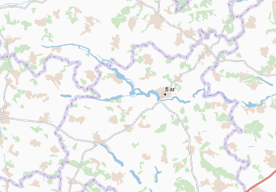 Karte Stadtplan Shershni