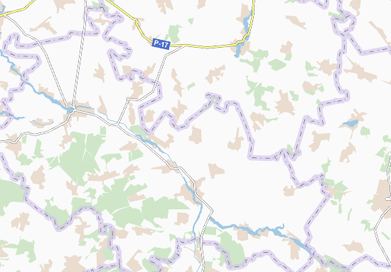 Mapa Kantelyna