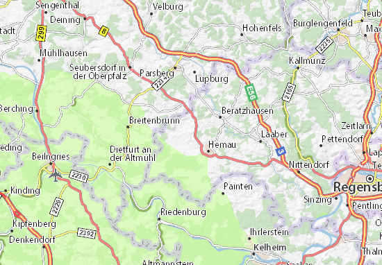 Neukirchen Map