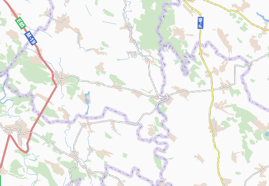 Kaart Plattegrond Chabarivka