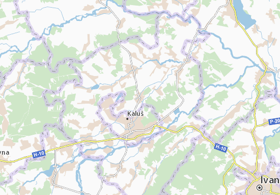 Karte Stadtplan Kopanky