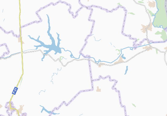 Karte Stadtplan Tykhopillya