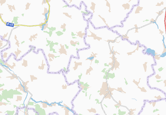 Mapa Novosilka