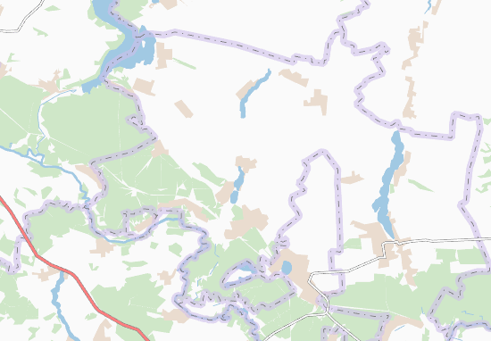 Karte Stadtplan Shandryholove