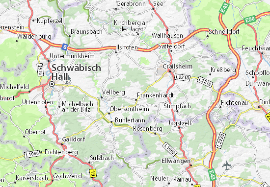 Banzenweiler Map