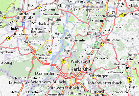 Leopoldshafen Map
