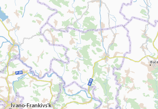 Kaart Plattegrond Yarhoriv