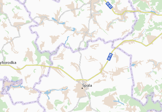 Mapas-Planos Serdehivka