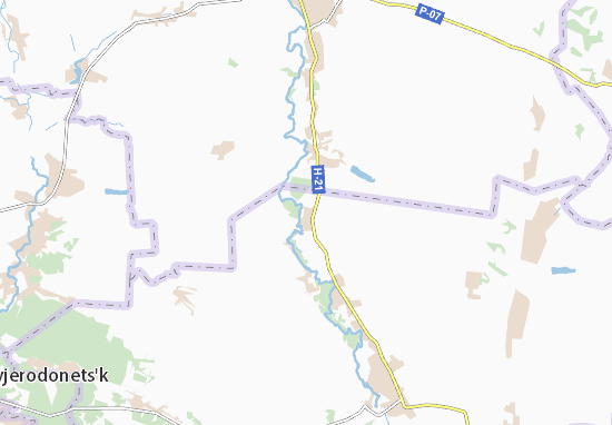 Karte Stadtplan Shtormove