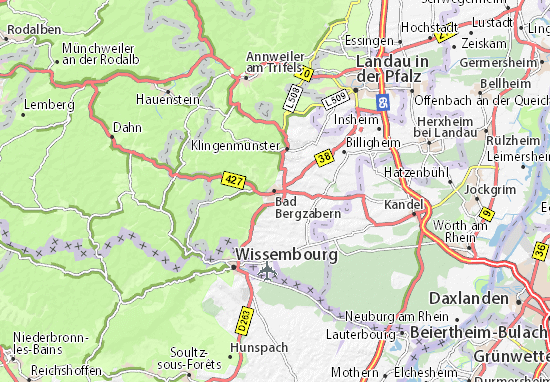 Bad Bergzabern Map
