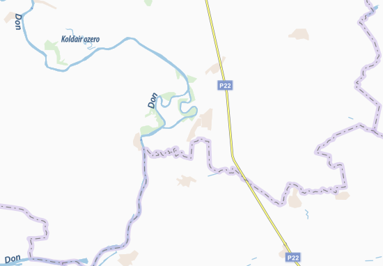 Kaart Plattegrond Kachalinskaya