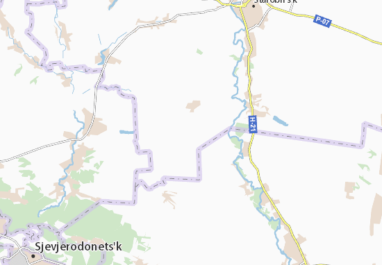 Karte Stadtplan Malokhatka