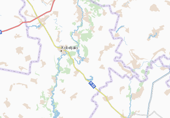 Karte Stadtplan Sukhynivka