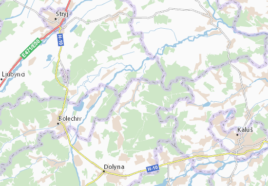 Karte Stadtplan Velyka Tur&#x27;ya