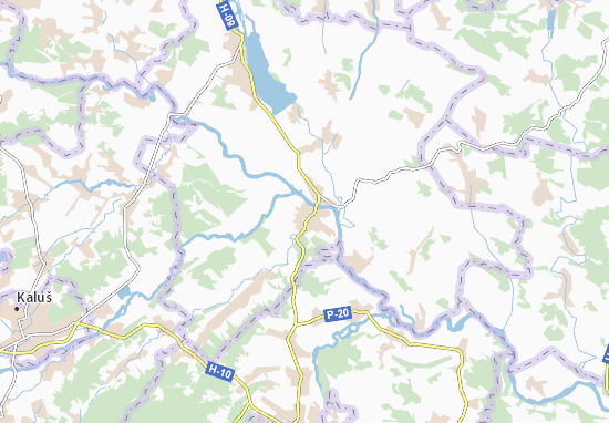 Zalukva Map