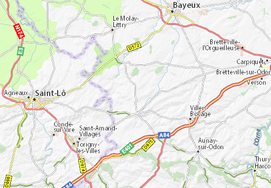 Karte Stadtplan Louvigny