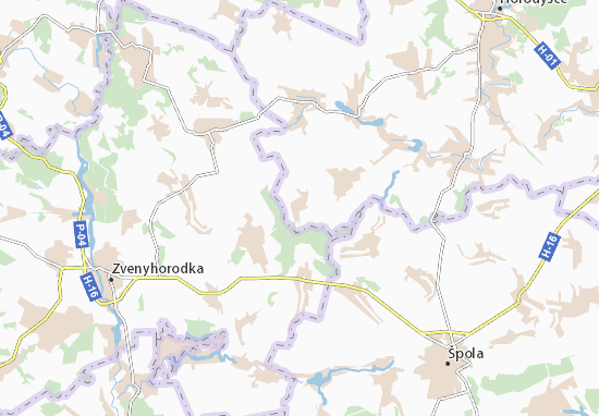 Zelena Dibrova Map