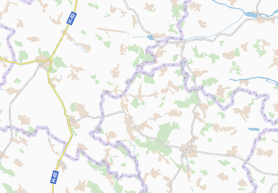 Mapa Hrym&#x27;yachka