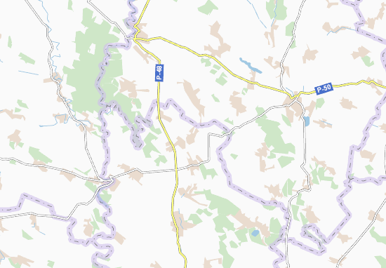 Karte Stadtplan Kutkivtsi