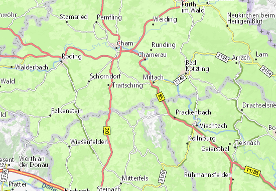 Karte Stadtplan Siegbach